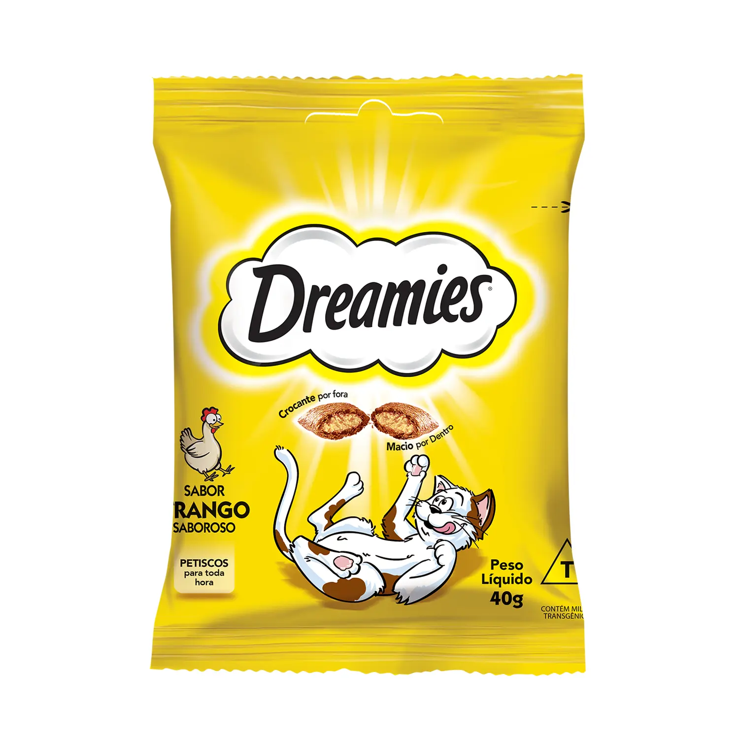 Petisco Dreamies Frango para Gatos Adultos Petisco Dreamies Frango para Gatos Adultos